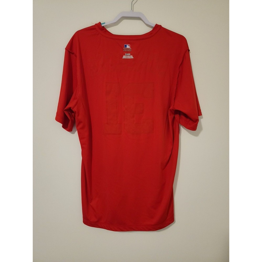 Washington NATS Mens T-Shirt MAX SCHERZER #31 Size XL Red Short Sleeve Baseball - Picture 4 of 7